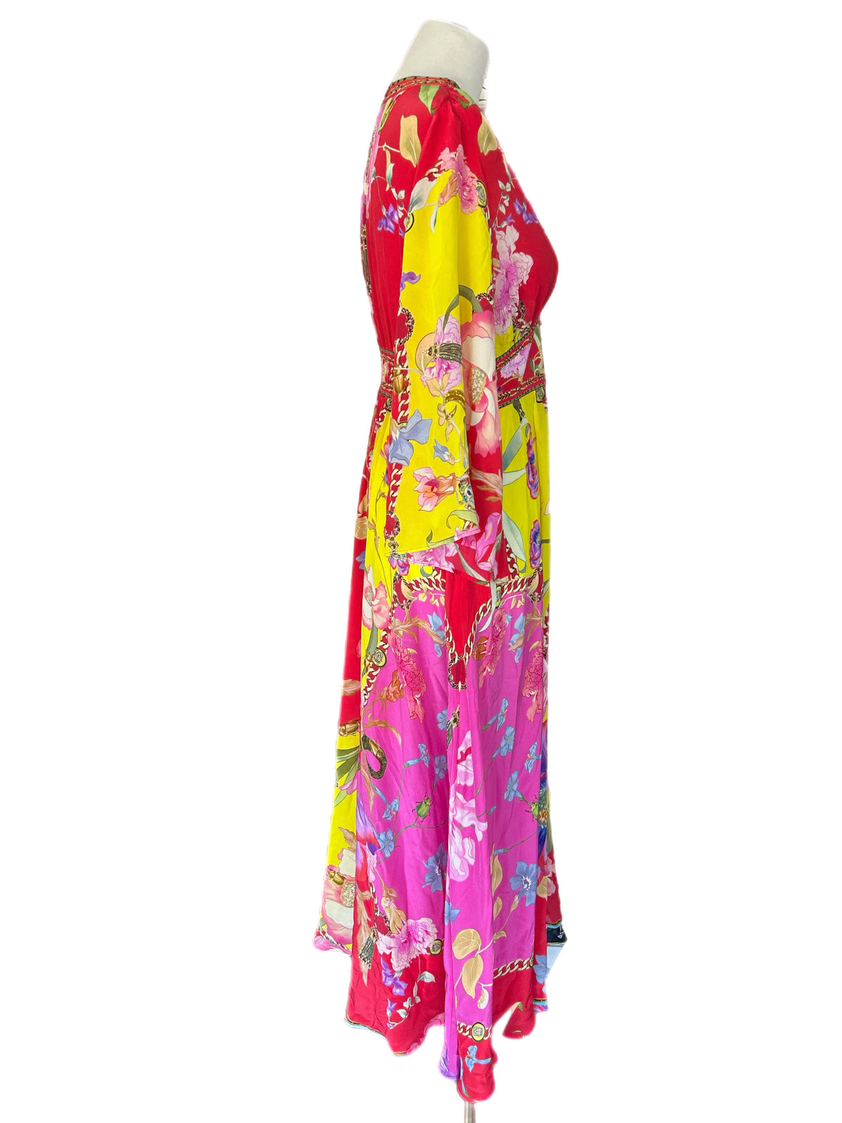 CAMILLA - The Beetles Kimono Sleeve Dress Sz M