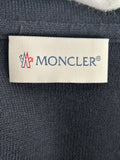 MONCLER - Maglia Tricot Hooded Navy Cardigan Sz XL
