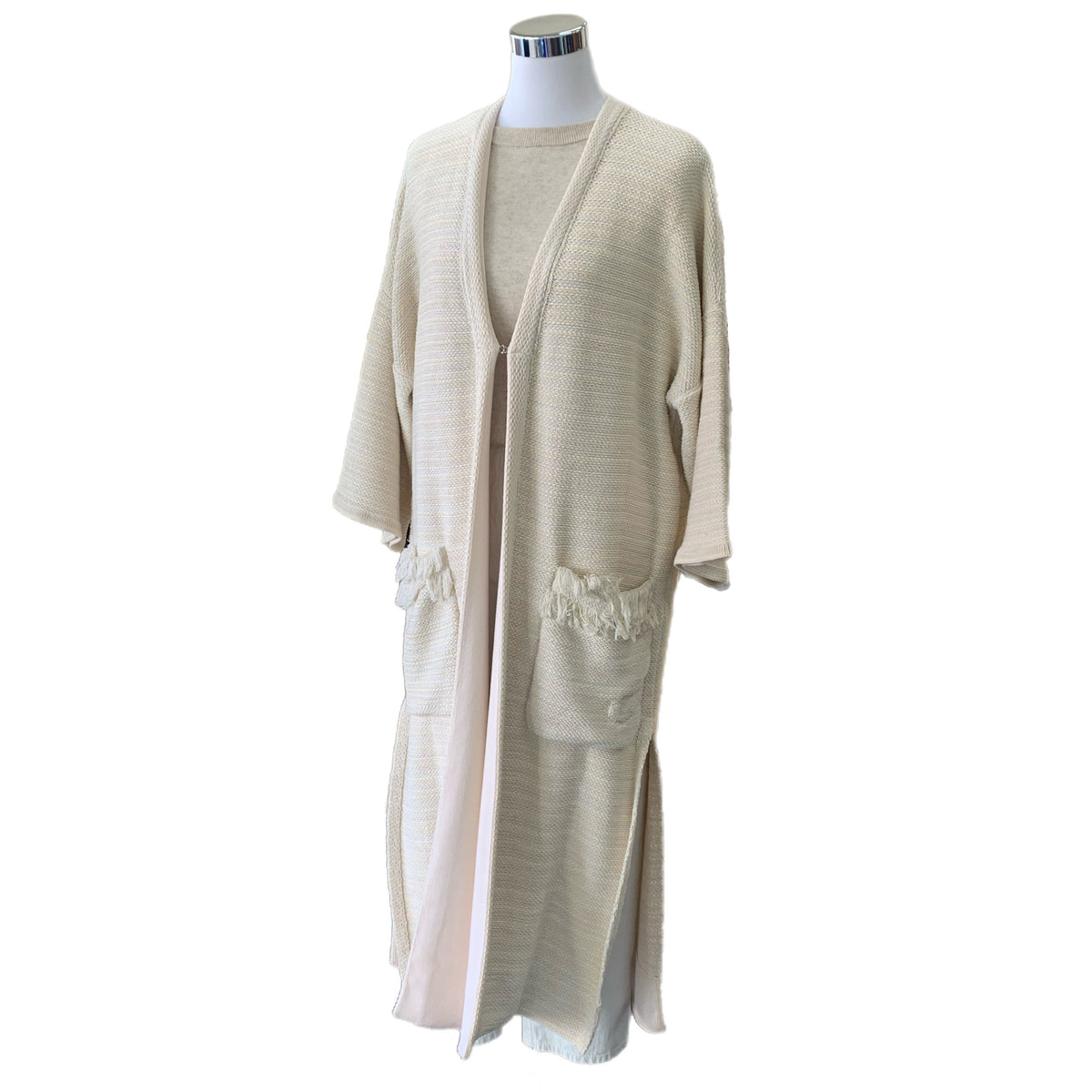 CHLOE - Longline Knit Cardigan Coat Sz M