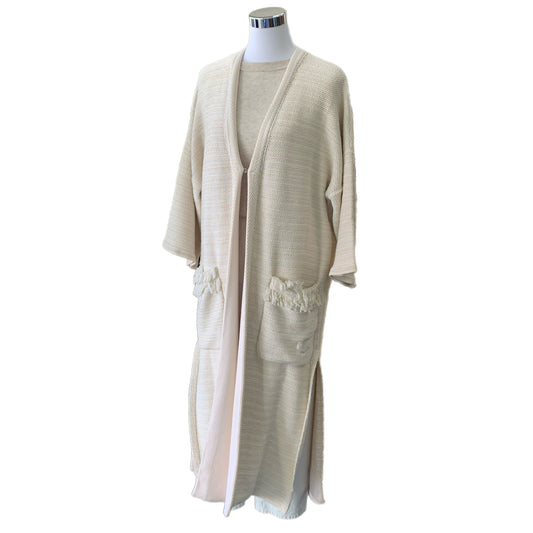 CHLOE - Longline Knit Cardigan Coat Sz M