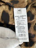 DOLCE & GABBANA - Raschel Black Tweed Dress Sz 42