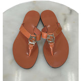 GUCCI - Leather GG Guccissima Coral/ Orange Sandals Sz 37