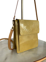 LOUIS VUITTON - Vernis Mott Monogram Bag in Beige