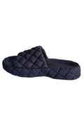BOTTEGA VENETTA - Denim Quilted Slides Sz 38
