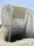 CHLOÉ - Nama Shearling-Lined Suede Sneakers Sz 39