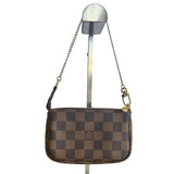 LOUIS VUITTON - Mini Pochette Accessories in Damier Ebene