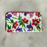SALVATORE FERRAGAMO - Leather St.Bouquet Zip-around Wallet