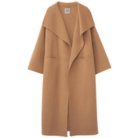 TOTEME -Signature Wool Camel Cashmere Coat