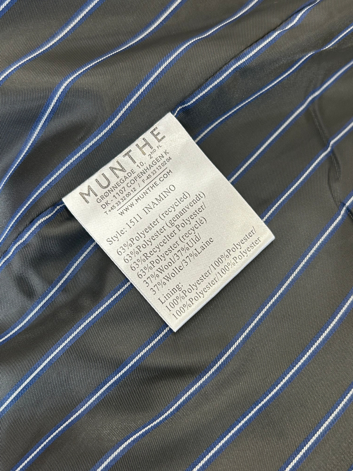 MUNTHE - Inamino Brushed Wool Blend Coat S/M
