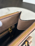 PRADA - Saffiano Leather Studded Double Zip Tote
