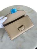 CELINE - Large Flap Multifunction Trotteur Wallet - Light Taupe