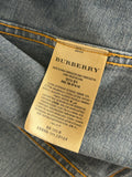 BURBERRY - Men’s Two-tone Blue Denim Jacket Sz 50 / M