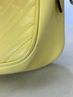 GUCCI - GG Marmont Yellow Quilted Shoulder Bag