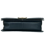 CHANEL - Navy Medium Boy Bag Circa 2017-2018