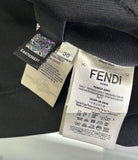 FENDI - FF Motif Black Dress Sz 38