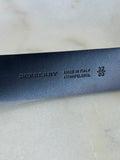 BURBERRY - Brown & Gold Leather Belt Sz 80
