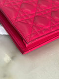 DIOR - Lady Dior Leather Crossbody Bag