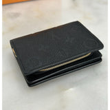 LOUIS VUITTON - Cléa Wallet Black Monogram Empreinte Leather