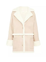 SASS & BIDE - Lamb Shearling 2 in 1 - Jacket & Coat Sz M