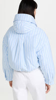ALEXANDER WANG - Oxford Bubble Hem Puffer Jacket Sz XS (Relaxed Fit)