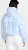 ALEXANDER WANG - Oxford Bubble Hem Puffer Jacket Sz XS (Relaxed Fit)