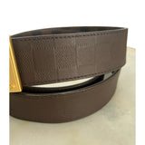 LOUIS VUITTON - Reversible Damier Inventeur Belt 110