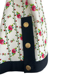 GUCCI - Floral Rose Print Dress Sz 40