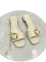 JIMMY CHOO - Hawke Mule Flats in Latte/Gold Sz 40 EU