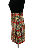 GUCCI - Multicoloured Tweed Skirt Sz 40