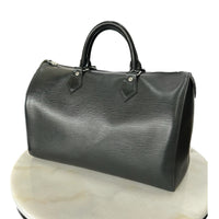 LOUIS VUITTON - SPEEDY 30 Black Epi Leather Bag