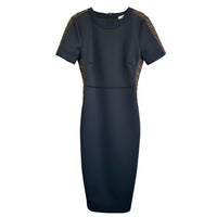 FENDI - FF Motif Black Dress Sz 38