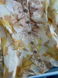 ZIMMERMANN - Tempo Scalloped Shirt in Yellow Sz 1