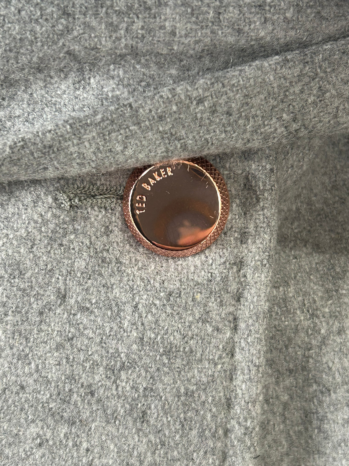 TED BAKER - Sandra Funnel Neck Wrap Coat Sz 2