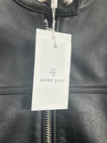 ANINE BING - Henry Black Leather Jacket Sz XS Relaxed Fit