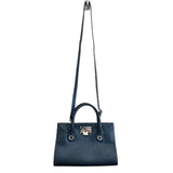 JIMMY CHOO - Riley Blue Leather Handbag