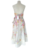ZIMMERMANN - Natura Corset Midi Dress Sz 3