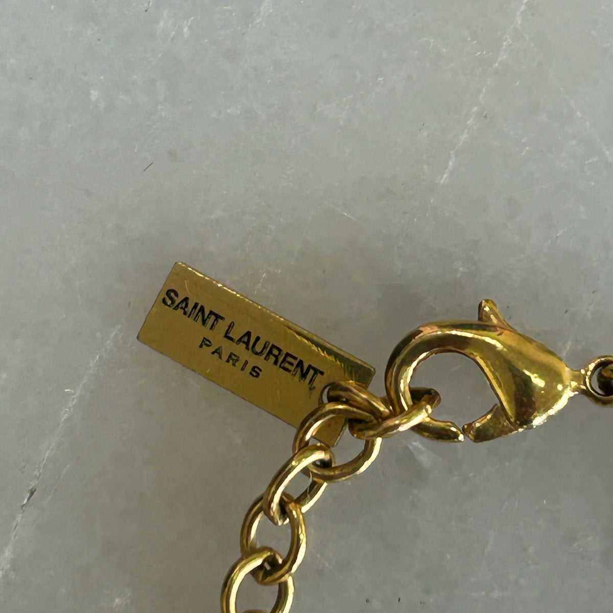 SAINT LAURENT - Leaves Charm Bracelet