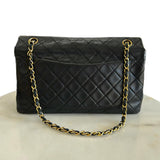 CHANEL - Black Quilted Classic Flap Shoulder Bag