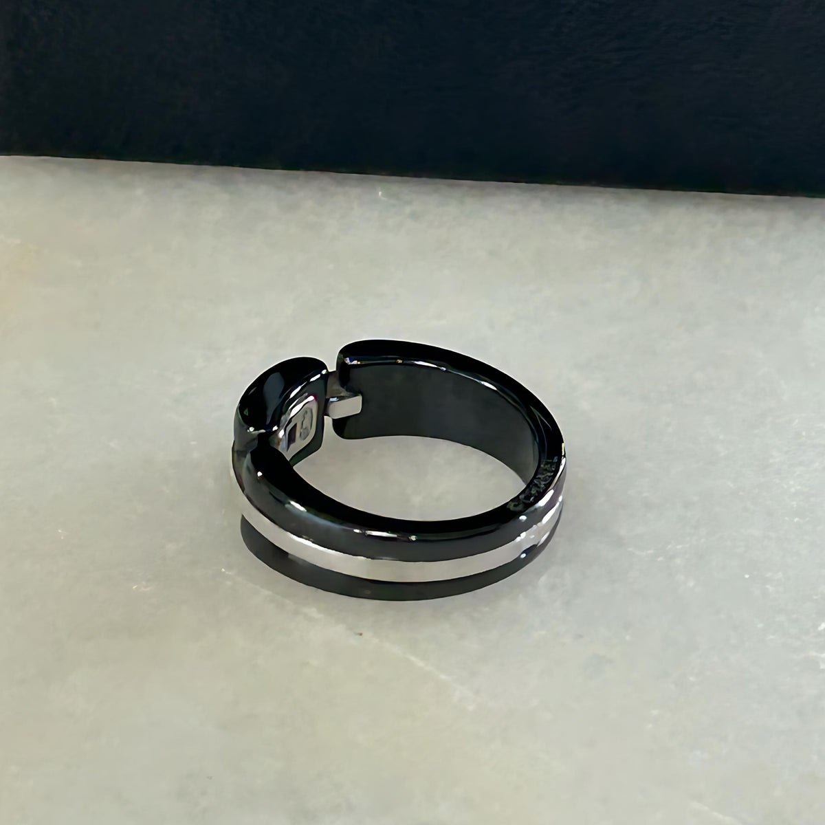 CHANEL - Ultra Ring Ceramic & 18k White Gold