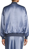 MAX MARA LEISURE -Sierra Satin Bomber Jacket Sz IT 44