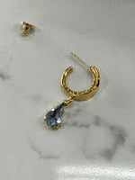 VALENTINO - Blue Single Drop Earrings