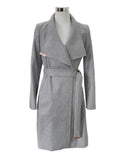 TED BAKER - Sandra Funnel Neck Wrap Coat Sz 2