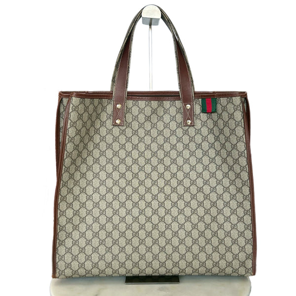 GUCCI - GG Supreme Web Loop Vertical Tote