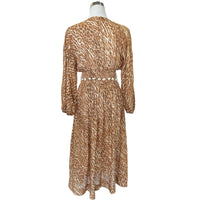 ZIMMERMANN - Tropicana Belted Midi Dress Sz 1