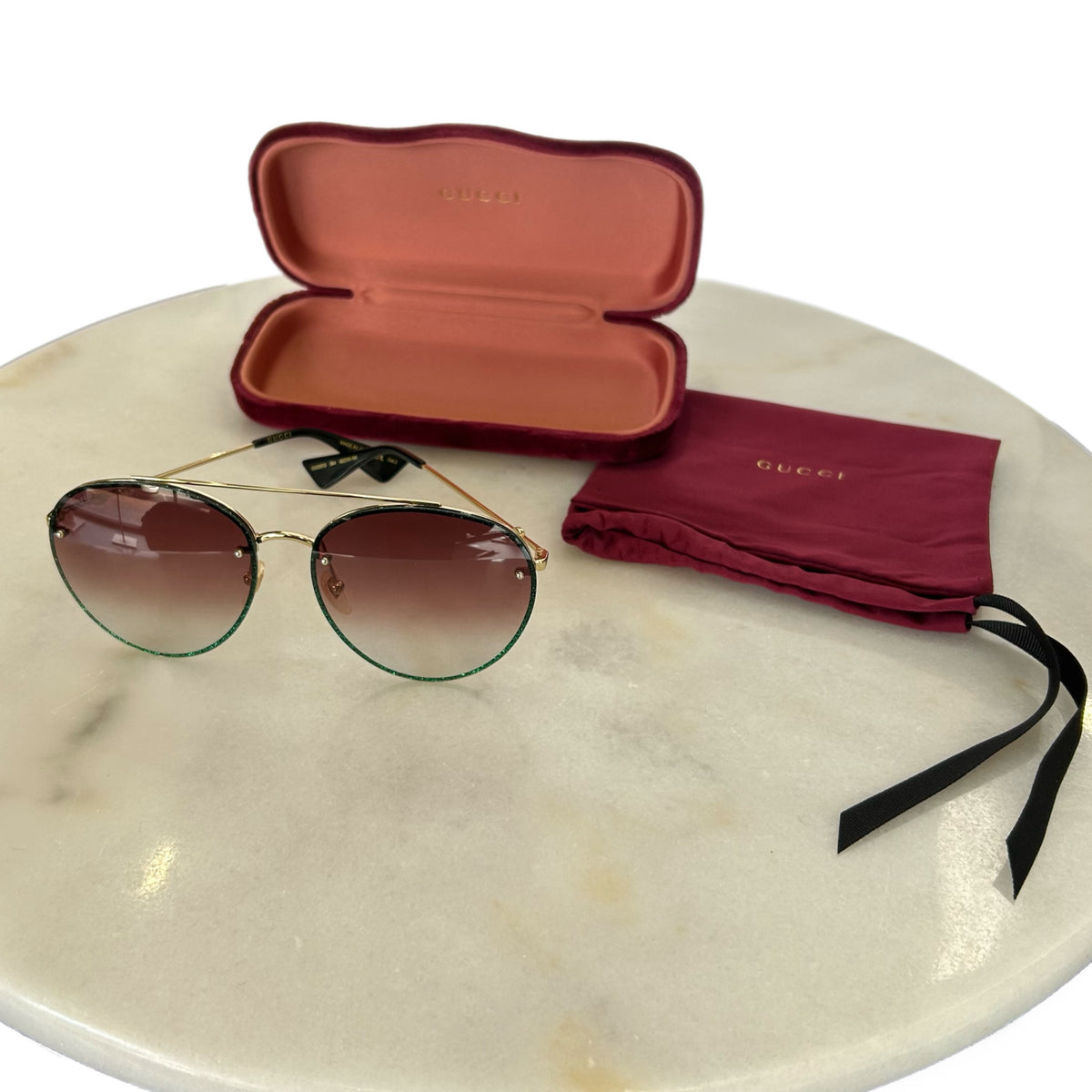GUCCI - GG0351S Aviator Sunglasses