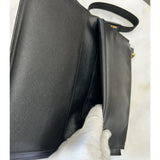 PRADA - Saffiano Black Leather Travel Wallet
