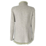 VALENTINO - Wool / Angora Fur Trim Jacket