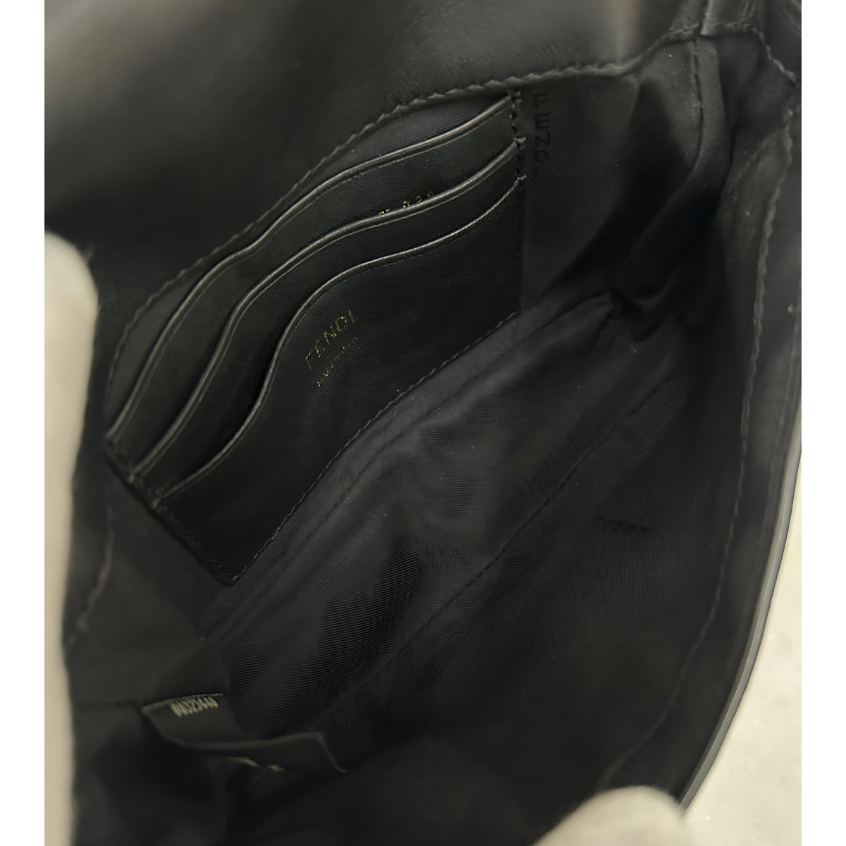 FENDI - Mini Baguette Black Bag