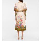 ZIMMERMANN - Tropicana Tie Sleeve Dress Sz 2