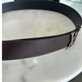 LOUIS VUITTON - LV Initiales Smooth Leather 40mm Reversible Belt 110cm